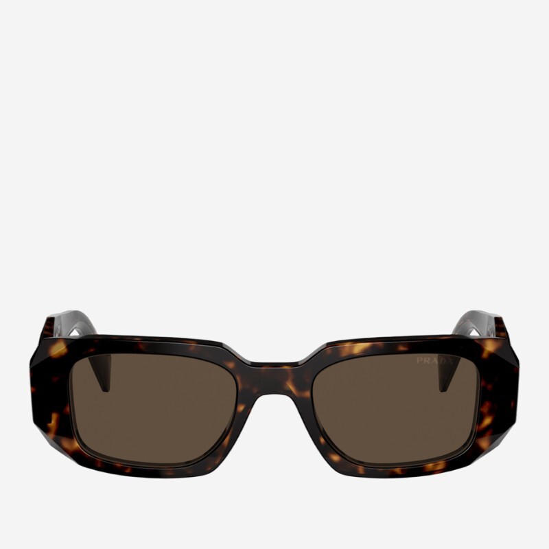 지오메트릭 스퀘어 로고 선글라스 0PR17WS 2AU8C149 BROWN