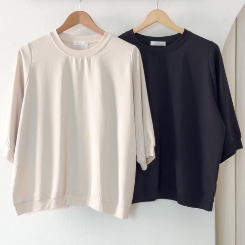 강물처럼 빅사이즈블라우스 V262L509 마감깔끔한7부블라우스 SM 41289768