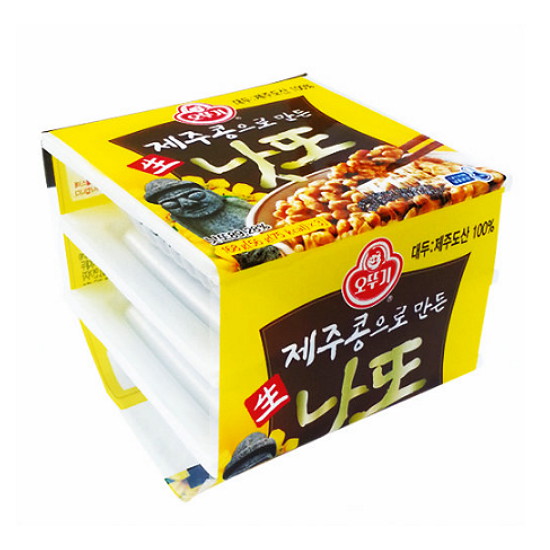 오뚜기 제주콩으로 만든 생낫또 3개입 168g (4개)_이미지