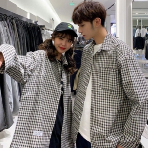 W8FCA04 봄가을 셔츠 대학생 워크샵 코디 데이트 학생 남자린넨셔츠 체크롱셔츠 긴셔츠 골지셔츠 복수할인