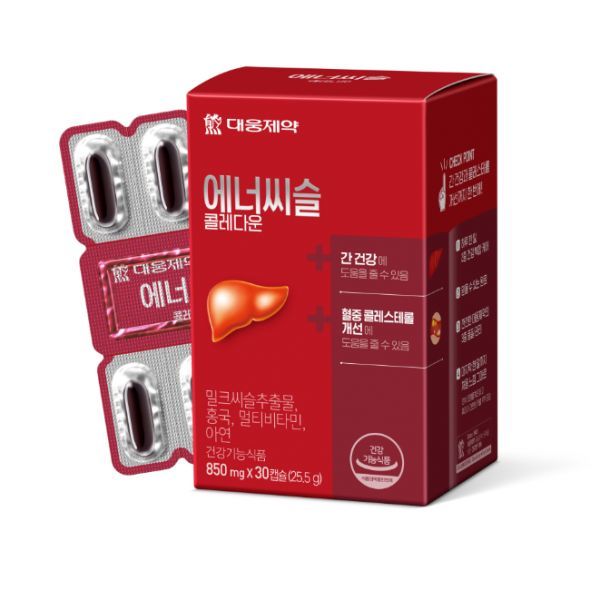 대웅제약 에너씨슬 콜레다운 850mg 30캡슐 (5개)