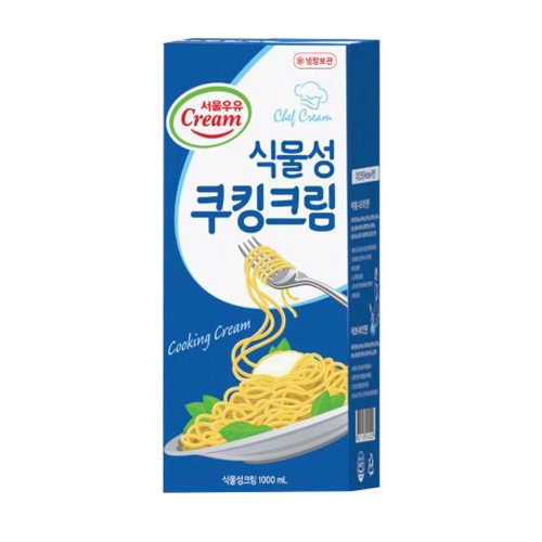 서울우유 식물성 쿠킹크림 1L (3개)