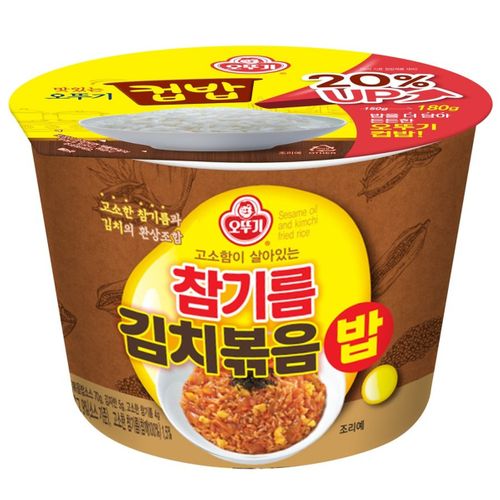 오뚜기 컵밥 참기름김치볶음밥 259g (3개)_이미지