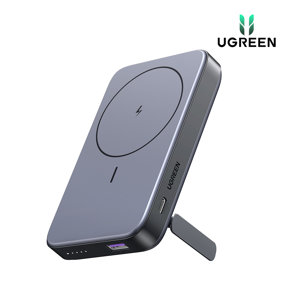 UGREEN PD 22.5W 마그네틱 스탠드 보조배터리 PB206 10000mAh_이미지