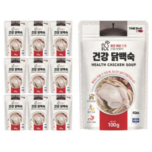 더독 건강 닭백숙 100g이미지입니다. 누르면 해당 게시물로 새창이동합니다.