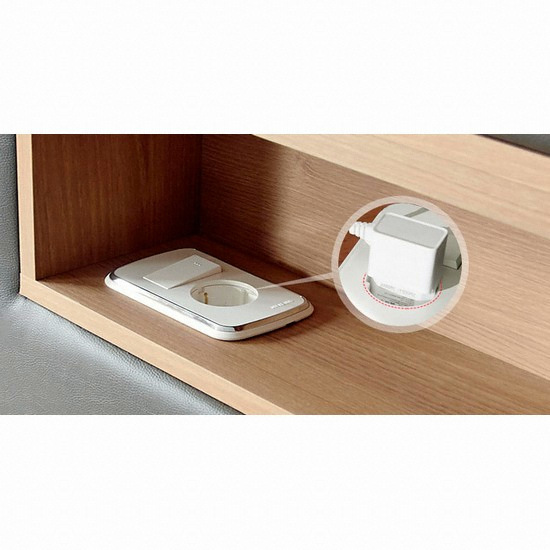 세진침대 실리스 오픈형 LED 패밀리침대 Q+Q (독립스프링)_이미지