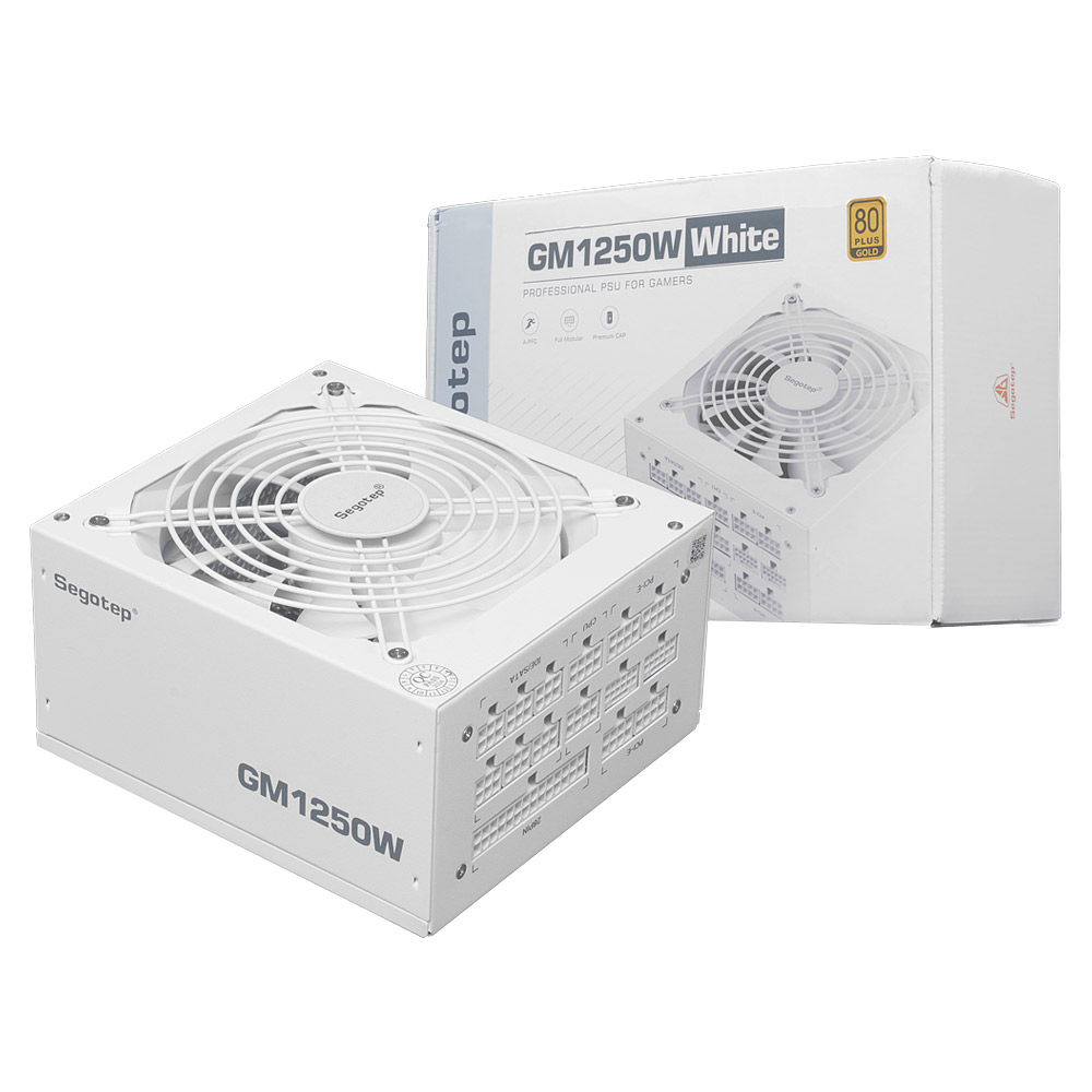 Segotep GM1250W 80PLUS골드 풀모듈러 ATX3.1 화이트이미지입니다. 누르면 해당 게시물로 새창이동합니다.