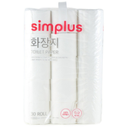 심플러스 ㅤ화장지 27m (30롤) *1팩_이미지