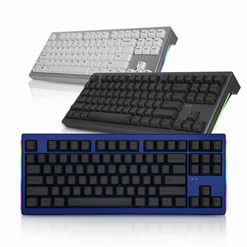 앱코 AR87 CNC 풀 알루미늄 체리키보드 (네이비, 흑축)