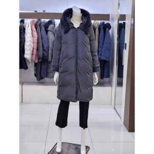  트리아나 12058902-소고 세이브존07소고 여성비버털후드구스다운롱패