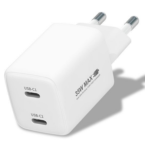 더하기 고부기 PD PPS 35W 2포트 GaN 충전기 ZX-2U65T (케이블미포함)_이미지