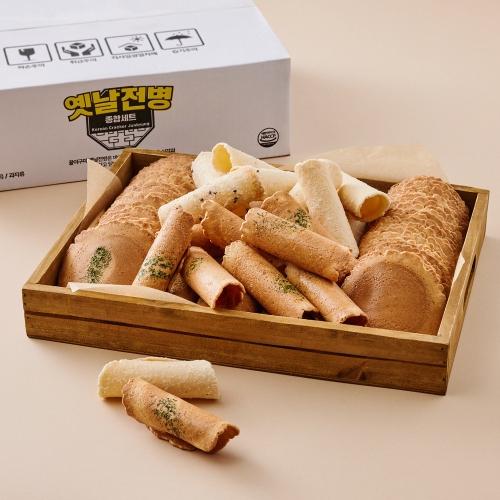 꿀이구마 옛날 전병 과자 종합 세트 1kg_이미지