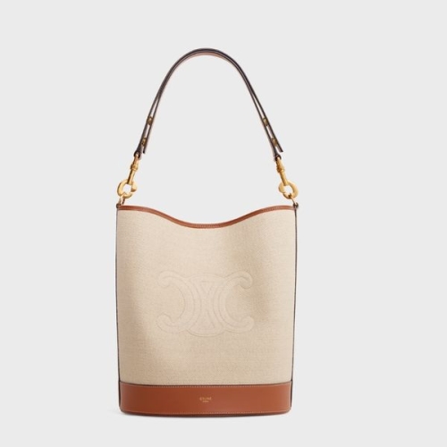 셀린느 패브릭 송아지 가죽 세일러 버킷백 천연 / 가죽116822FTY.02NT_이미지