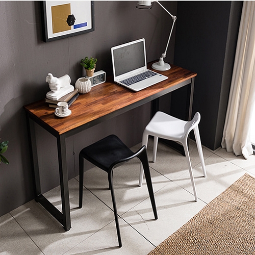 미즌하임 멀바우 원목 홈바테이블 1200 (높이 73cm, 의자별도)_이미지