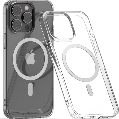 아이폰14 프로 맥세이프 호환 마그네틱 에어룸 투명 젤하드 케이스