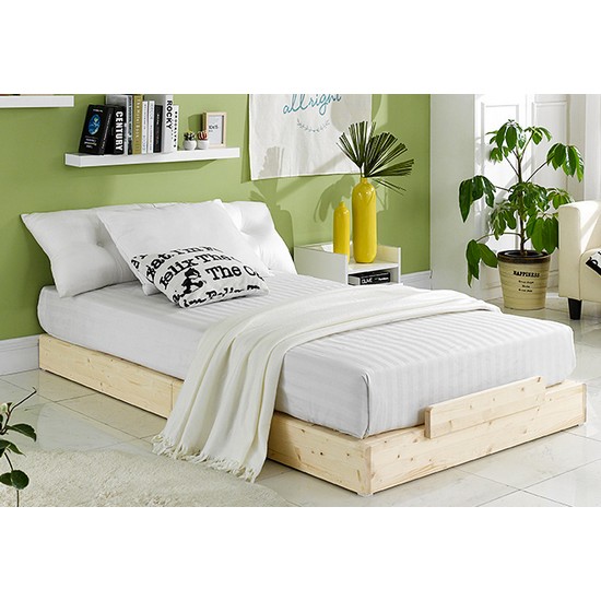 네시스 프란쉬 스프러스원목 저상형 침대 Q (매트별도)_이미지