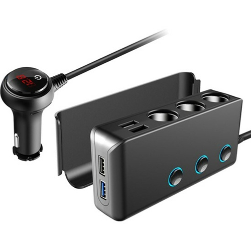 유커머스 차량용 멀티 시거잭 3구 멀티소켓 UC-CA16