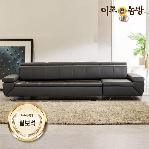 이조농방 틸렌트 천연면피 4.5인용 돌소파 MS (칠보석)_이미지