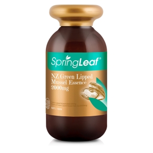 스프링리프 뉴질랜드 초록입홍합 2000mg 200캡슐 4팩 SpringLeaf Green Lipped Mussel Essence