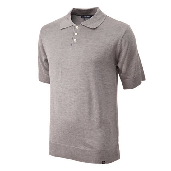 아야모리에 니트 카라 반팔 티셔츠 B82KT39095_이미지