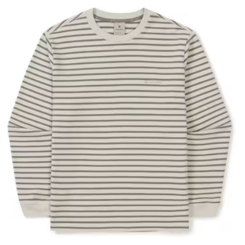 스트라이프 긴팔 티셔츠 S25FMFTL12DK