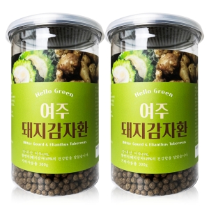 헬로우그린 여주 돼지감자 환 통 2개 300g