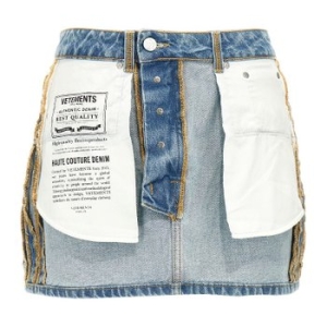 VETEMENTS 미니스커트 WA65SK871N LIGHTBLUE_이미지