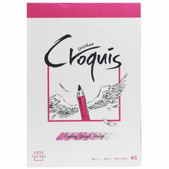삼원 아트스퀘어 크로키북 제본 105g (A5)_이미지