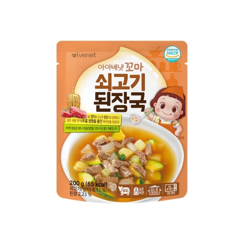 아이배냇 꼬마 쇠고기 된장국 200g (1개)_이미지