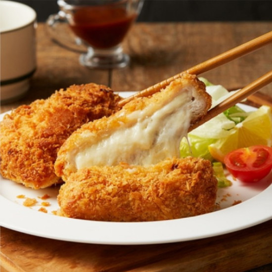 젓가락스테이크굽다 수제 통치즈 돈까스150g x 2개+수제 등심 돈까스120g x 3개 (1개)