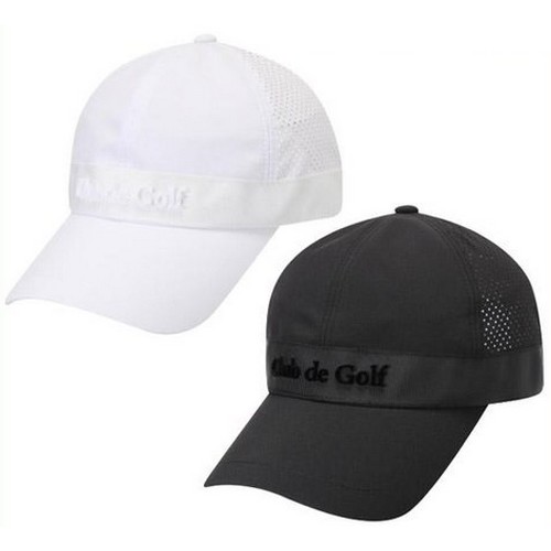 엘르골프 잔디로고 타공펀칭 투어 캡 6J27401