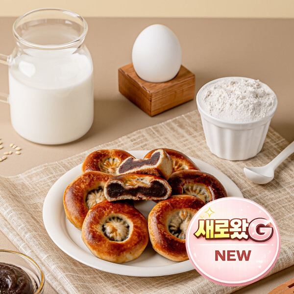 보리담은 통팥 찰보리 경주빵 30g (40개)