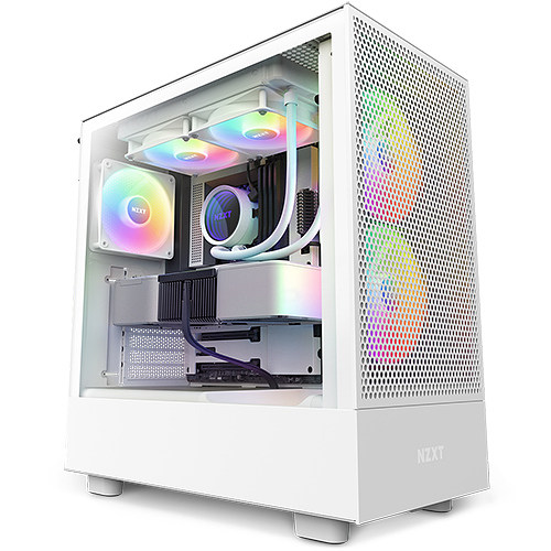 NZXT H5 Flow RGB 브라보텍 (매트 화이트)_이미지