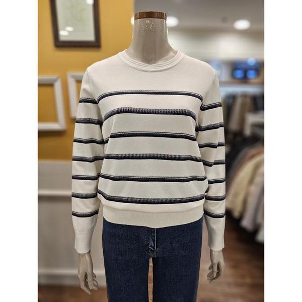 BCBG 세이브존01 배색 스트라이프 니트 풀오버 B6A1K471_ 1 S47733550