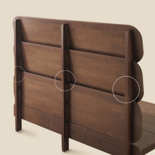 웨스트프롬 프린스 확장형 원목 평상형 LED침대 Q (리버독립)_이미지