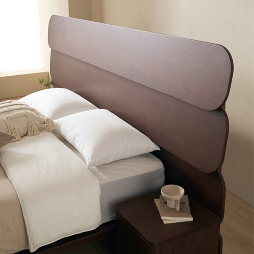 웨스트프롬 프린스 확장형 원목 평상형 LED침대 Q (리버독립)_이미지