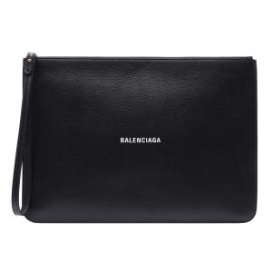 발렌시아가 남여공용 CASH 로고 프린트 클러치백 655604_1IZIM_1090_22S