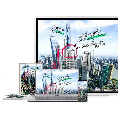 삼성전자 플립2 WM65R UHD 전자칠판 65형 (단품)_이미지