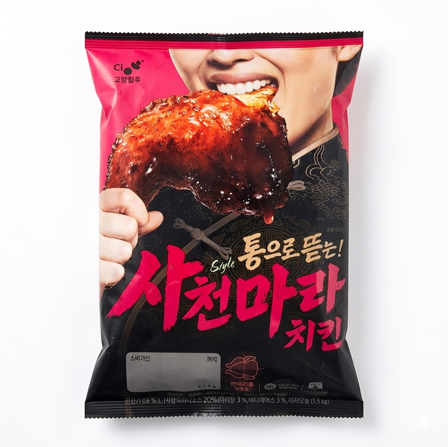 CJ제일제당 사천 스타일 마라치킨 350g (1개)_이미지