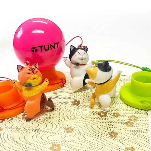 턴트골프 빅토리 고양이 티걸이 파크골프티 (4개)