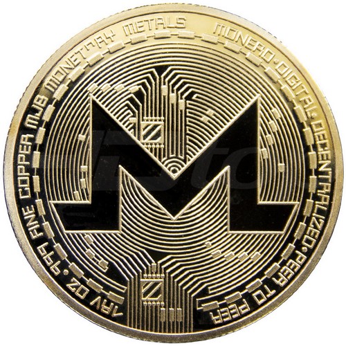 HDTOP 가상화폐 모네로코인 골드 HT-COIN009_이미지