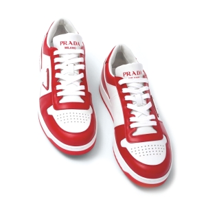 프라다 다운타운 가죽 스니커즈 1E792M 3LKG F0O3N