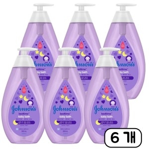 존슨앤존슨 존슨즈베이비 베드타임 바스 펌프형 500ml (6개)