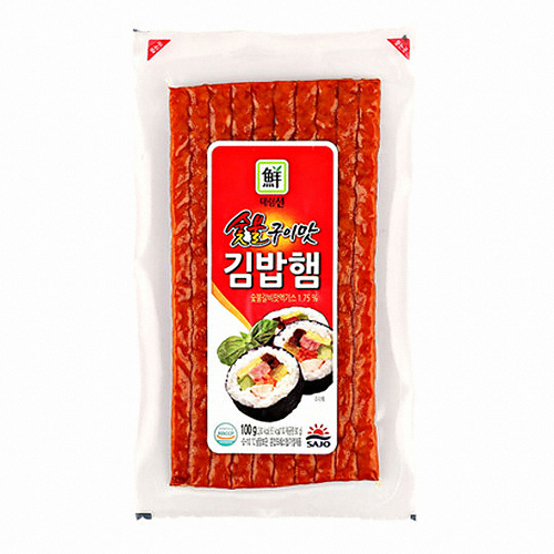 사조대림 대림선 숯불구이맛 김밥햄 100g (20개)_이미지