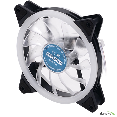 COOLERTEC USB-12025 LED RING BLUE(DUO)_이미지
