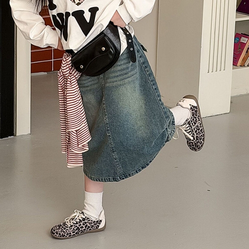 베이비맥스 엘딘 H라인 데님 스커트 R16301_이미지