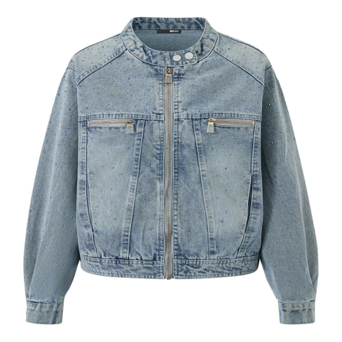 비엔엑스 빈티지 워싱 데님 자켓 BY1JK005L0