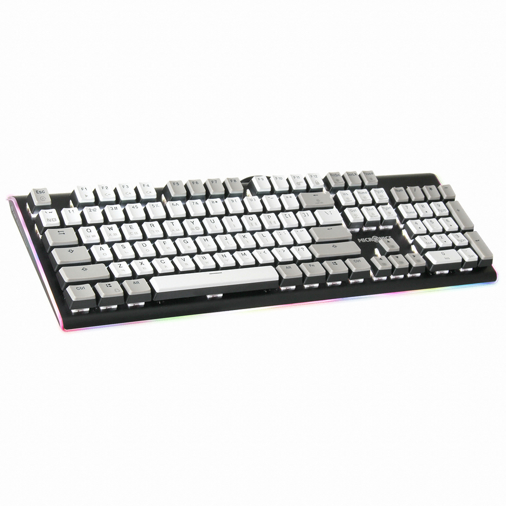 마이크로닉스 MANIC K735 엣지 RGB 카일박스축 (블랙, 적축)_이미지