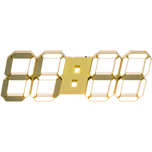 지성아이엔씨 루나리스 ㅤ24K 샴페인 골드 3D LED 벽시계_이미지