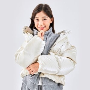 유솔 여아 글로시 다운 푸퍼 ULJD24W52_7358